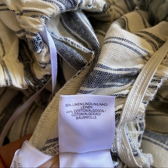 NEW Rachel Roy Jacinta Stripe Linen Blend Dress - Picture 8 of 9